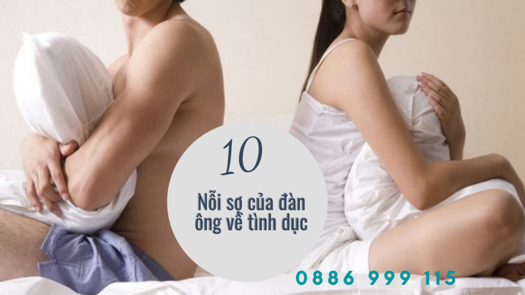 10 nỗi sợ của đàn ông về tình dục